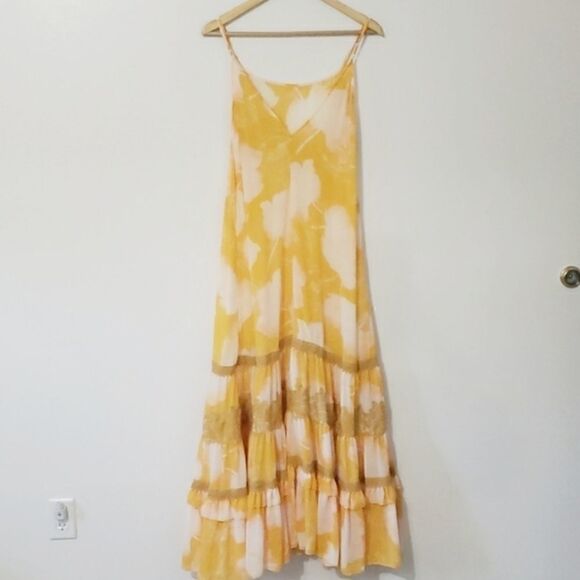 Free People Intimately Make Your Move Maxi Slip Dress Size M - Picture 6 of 10